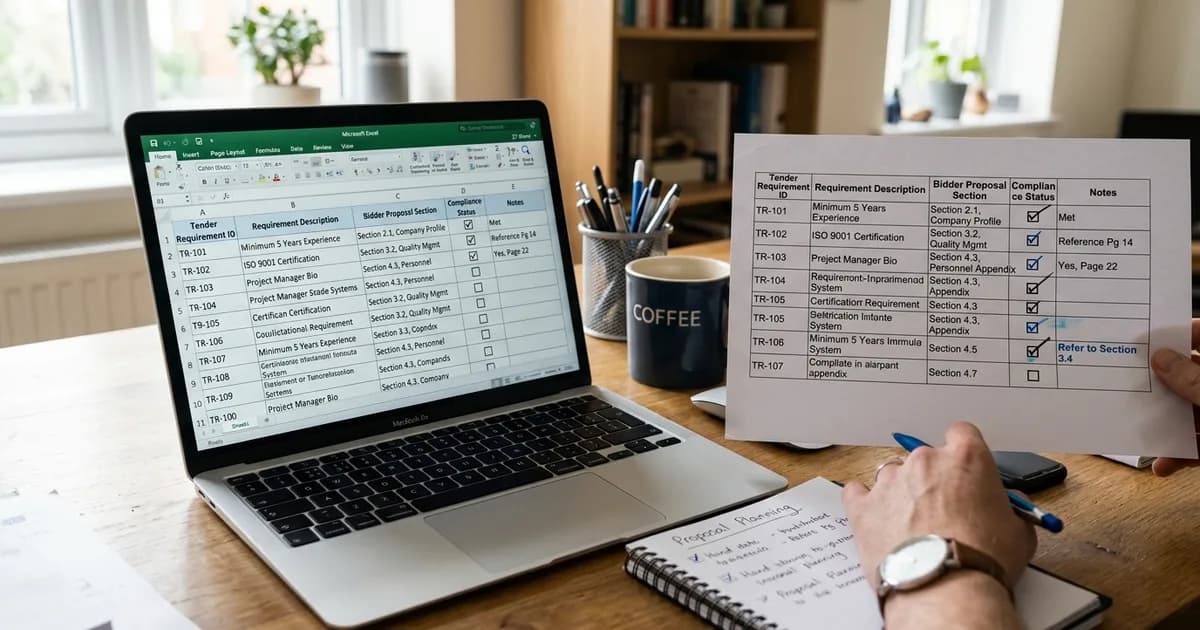 How to create a compliance matrix