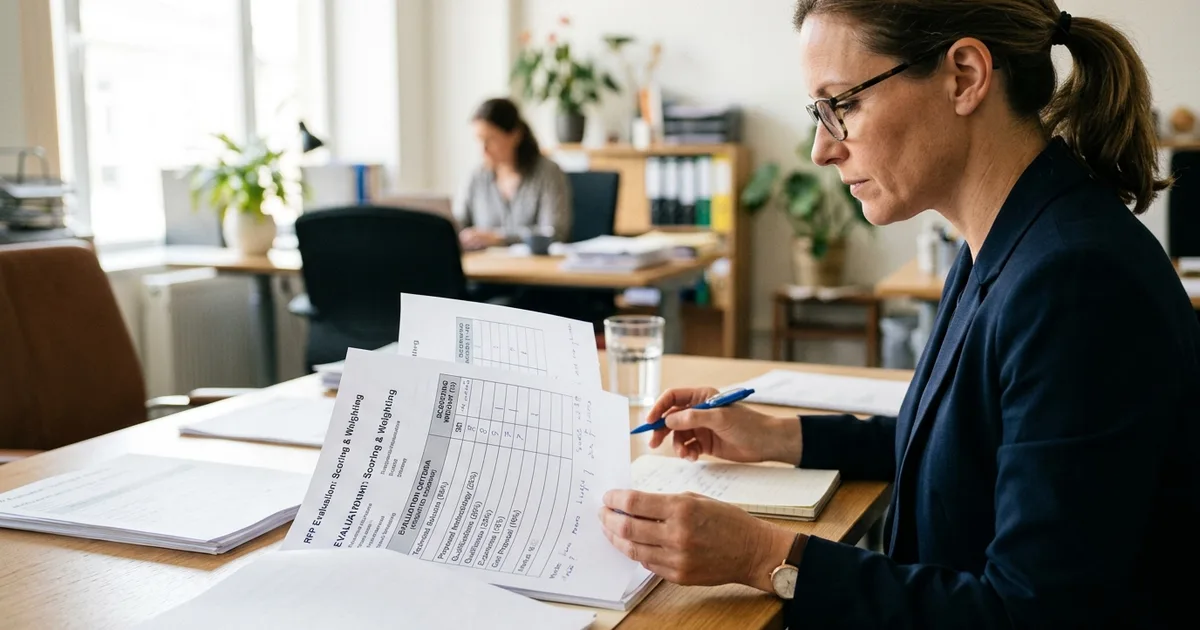 How RFP evaluation criteria work