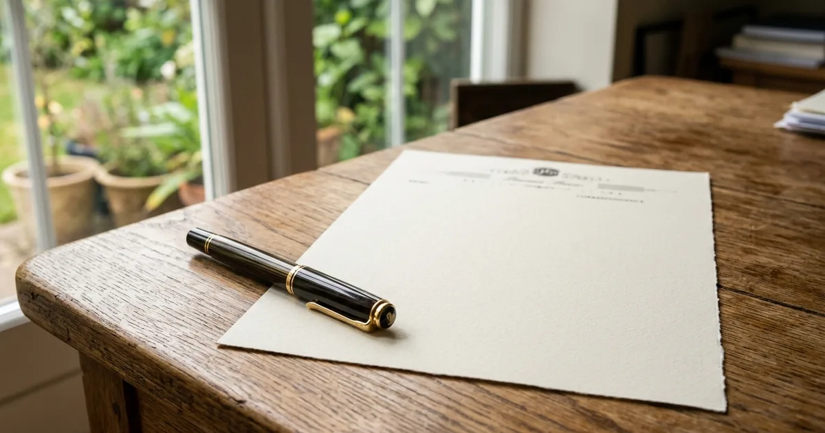 RFP response cover letter that stays out of the way